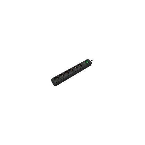 brennenstuhl Eco-Line - Protection contre les surtensions - 3.68 kW - connecteurs de sortie : 6 - noir
