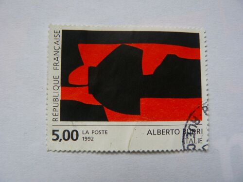 Timbre N° 2780 Tableau D'alberto Burri, Oblitéré