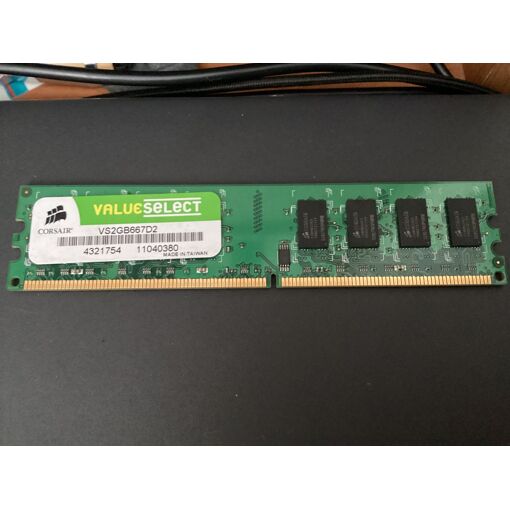Barrette Mémoire CORSAIR VS2GSDS800D2 - DDR2 - Occasion Fonctionnelle