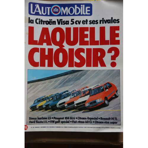 L'automobile N°389