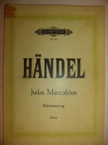 Judas Maccabäus De Häendel