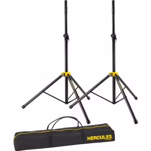 Hercules Stands SS200BB paire de pieds d'enceinte avec housse