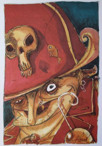 Ex Libris   Signé Par Alfred