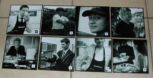 Publicité Papier Café Nespresso Lot 8 Cartes Rencontres Autour D´Un Grand Cru