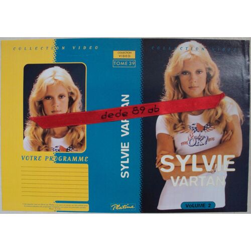Jaquette V H S Sylvie Vartan Volume 2  (Collection Vidéo Platine Tome 39)