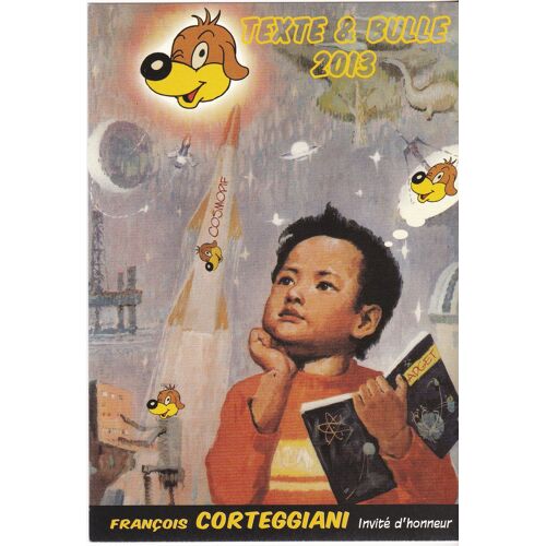 Carte Postale Corteggiani François Festival Bd Damparis 2013 (Pif Gadget)