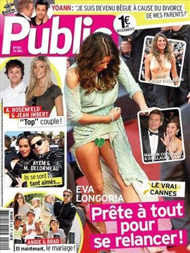 Public 00515 : Eva Longoria/Alexandra Rosenfeld & Jean Imbert/Angie & Brad/Ayem Et M. Delormeau