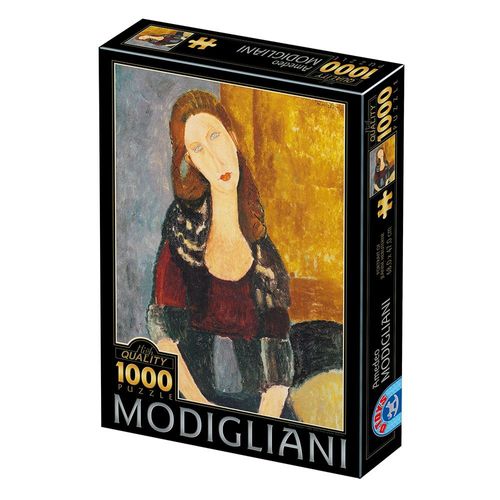 Modigliani Amedeo : Portrait Of Jeanne Hébuterne - Puzzle 1000 Pièces