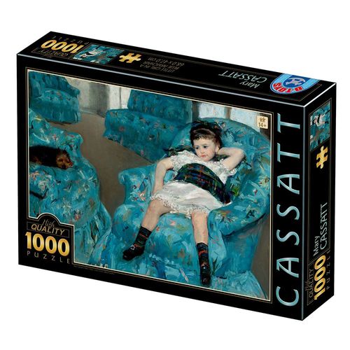 Mary Cassatt : Little Girl In A Blue Armchair - Puzzle 1000 Pièces