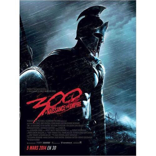 300 : La Naissance D'un Empire (300: Rise Of An Empire) - Véritable Pré-Affiche De Cinéma Pliée - Format 40x60 Cm -De Noam Murro Avec Sullivan Stapleton, Eva Green, Rodrigo Santoro, Jack O'con - 2013