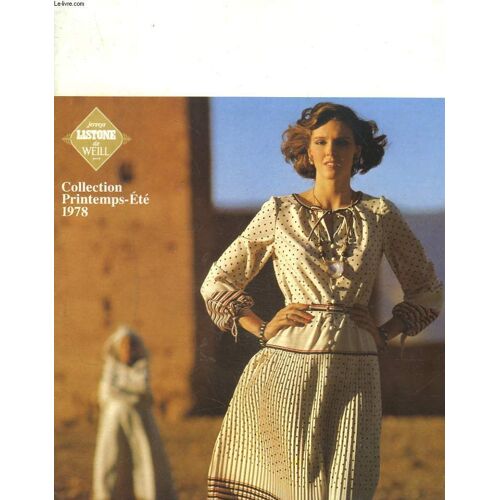 Catalogue Jerseys Listone De Weill. Collection Printemps-Ete 1978.