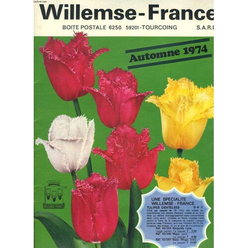 Catalogue Willemse-France Automne 1974.