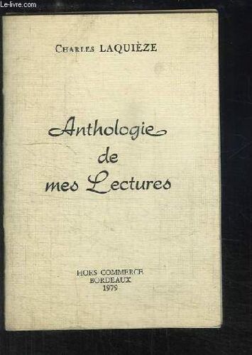 Anthologie De Mes Lectures