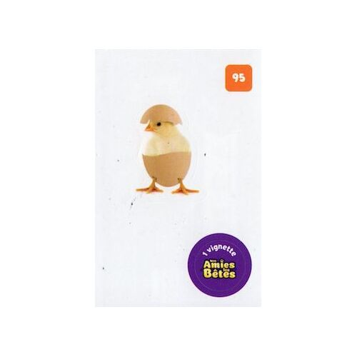 Autocollant Sticker Image Spa, Nos Amies Les Bêtes : 95 - Ferme Poussin Oeuf / Cora Match 2024