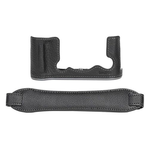 SMALLRIG 4709 Leather Half Case Kit for Fujifilm X-T50 Black