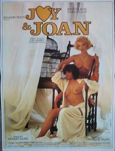 Joy & Joan - Affiche Originale De Cinéma - Format 40x60 Cm - Un Film De Jacques Saurel Avec Brigitte Lahaie, Isabelle Solar, Jean-Marc Maurel, Pierre Londiche - Année 1985