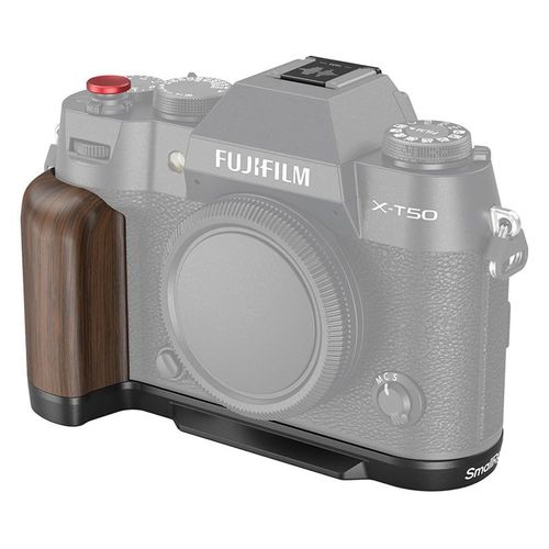 SMALLRIG 4784 Wooden L-Shape Grip for Fujifilm X-T50 Black
