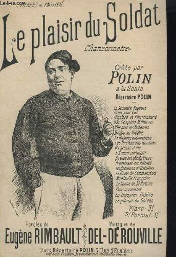 Le Plaisie Du Soldat - Chansonnette.