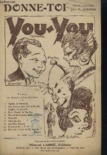 You - You N°14 - Operette En 3 Actes - Donnet Toi.