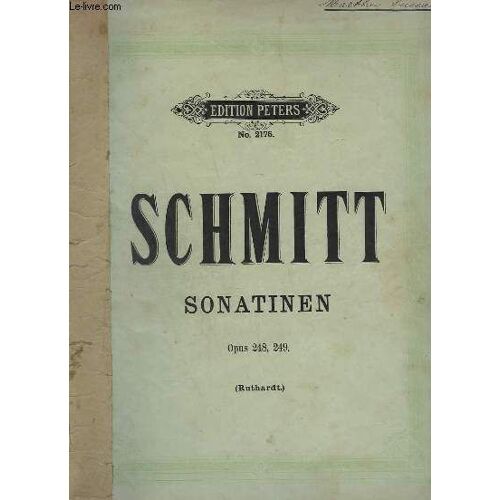 Sonatinen - Opus 248, 249 - N°2175.
