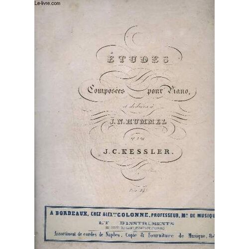 Etudes Composees Pour Piano
