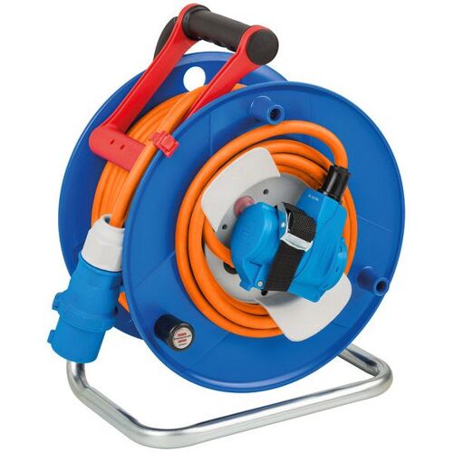Brennenstuhl Enrouleur de câble Garant G CEE 3 IP44 de camping et de plaisance 25m H07RN-F 3G2,5 - 1182470100