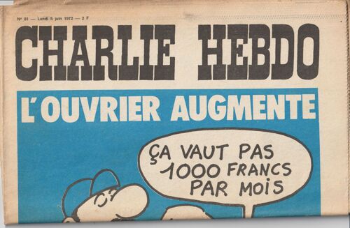 Charlie Hebdo 81- Lundi 5 Juin 1972