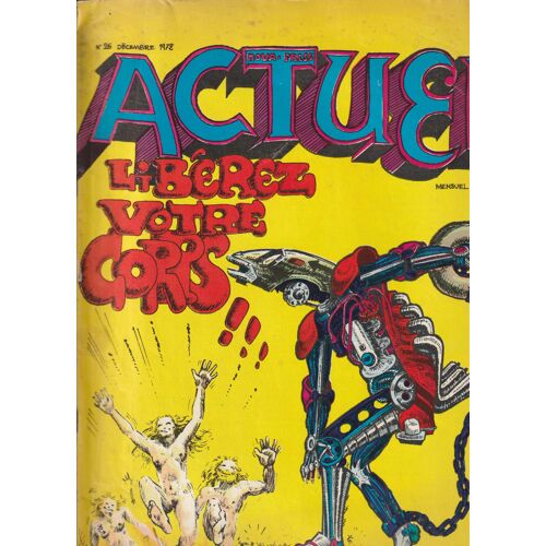 Magazine Actuel 26 - Décembre 1972