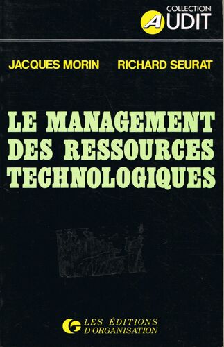 Le Management Des Ressources Technologiques