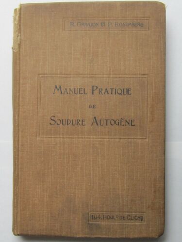 Manuel Pratique De Soudure Autogène