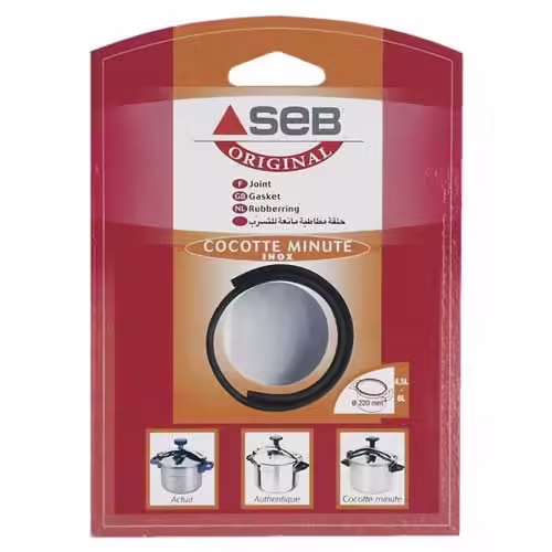 790141. JOINT 4,5 / 6 L ALU/INOX  COCOTTE SEB SEB