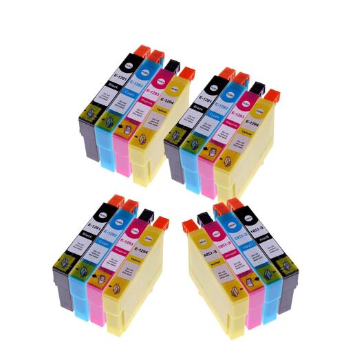 COMBO PACK - 16 Cartouches d'encre avec puce compatible pour EPSON Stylus SX 425W , SX 235W , SX 535WD , SX 435W , SX 445W , SX 420W , SX 525WD , SX 620FW