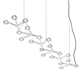 Artemide Lampe À Suspension Led Net Line (125 Cm - Aluminium, Méthacrylate)