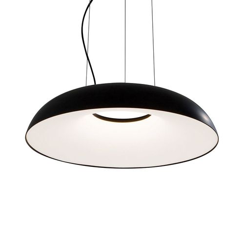 Martinelli Luce Lampe À Suspension Maggiolone Ø 60 Cm (Noir, 3000k - Aluminium Et Méthacrylate)