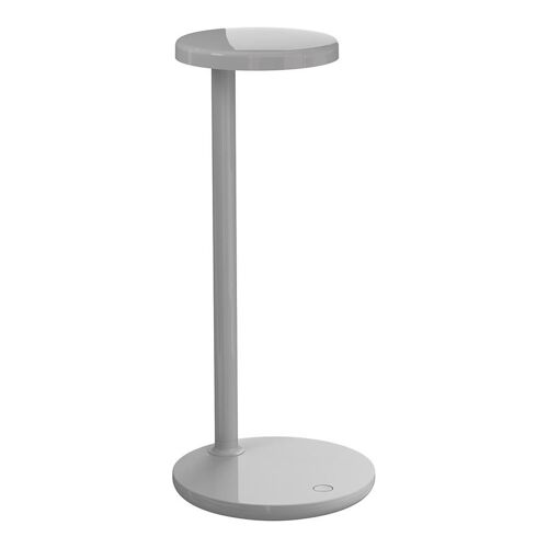 Flos Lampe De Table Oblique (2700k, Gris Poli - Aluminium Et Pmma)