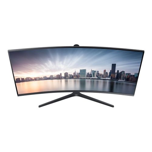 Samsung C34H890WJU - CH890 Series - écran LED - incurvé - 34" - 3440 x 1440 @ 100 Hz - VA - 300 cd/m² - 3000:1 - 4 ms - HDMI, DisplayPort, USB-C - Argent foncé