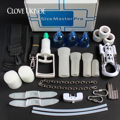 Grand Kit Système D'agrandissement Du Pénis, Taille Master Max Pro, Extension Confortable, Capuchon Suspendu Sous Vide, Double Protection, Pompe Phallosan, Jouets