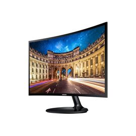 Samsung C27F390FHR - Écran LED - incurvé - 27" - 1920 x 1080 Full HD (1080p) @ 60 Hz - VA - 250 cd/m² - 3000:1 - 4 ms - HDMI, VGA - noir