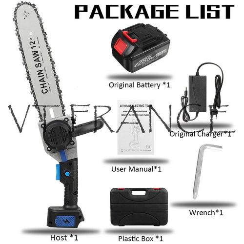 Tronconneuse Electrique Sans Fil PRO 30CM, Modele: 1 Batterie