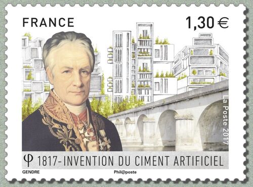 Bicentenaire De L'Invention Du Ciment Artificiel : Louis Vicat Année 2017 N° 5153 Yvert Et Tellier Luxe