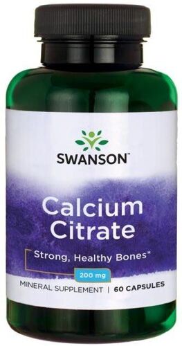 Citrate De Calcium 200 Mg 60 Capsules 