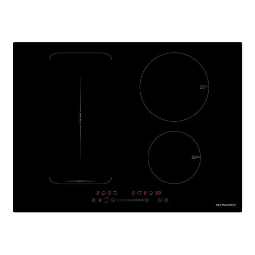 Schneider SCTI7041N3/1 - Table de cuisson à induction - 4 plaques de cuisson - Niche - largeur : 56 cm - profondeur : 49 cm