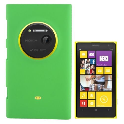 Nokia Lumia 1020 Coque Housse De Protection Plastique Vert Antidérapant