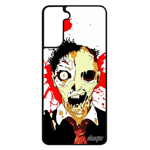 Coque Silicone Pour Samsung S21+ Plus Zombie Original Gore Apocalypse Mort Vivant Housse Halloween Sang Personnalisé Horreur Galaxy