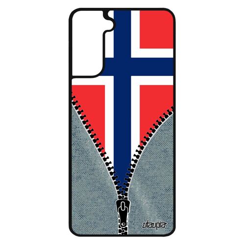 Coque Drapeau Norvege Norvegien Pour Samsung Galaxy S21 Silicone Coupe Du Monde Foot Euro Football Jo Basket Jeans De Protection