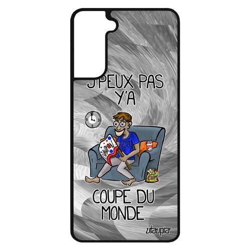 Coque Silicone J'peux Pas Y'a Coupe Du Monde Samsung S21 Personnalisé Je Texte Bande Dessinée Hand Telephone Case Supporter Galaxy