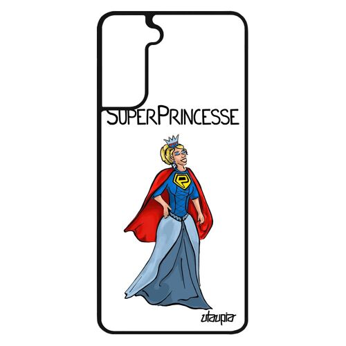 Coque Super Princesse S21 Silicone Tpu Dessin Housse Antichoc Texte Heros Femme Humour 4g Drole Original Telephone De Samsung Galaxy