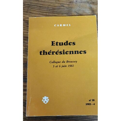 Étude Theresienne Édition Carmel N°28