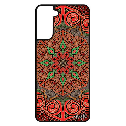 Coque Silicone S21+ Plus Mandala Tibetain Nepal Floral Zen Portable Rosace Housse Smartphone Jolie Graphique Femme De Samsung Galaxy