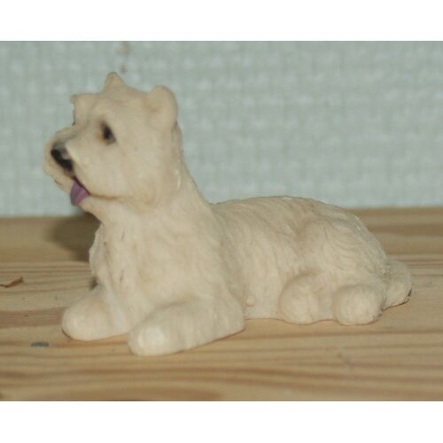 Figurine Chien Résine Mon Chien Mon Ami Atlas Chiot Westie